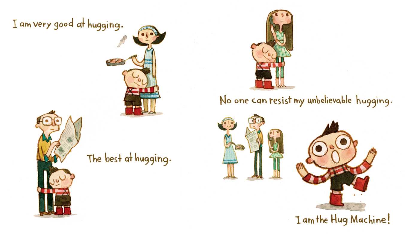 Hug Machine by Scott Campbell: Board Books; 36 pages / English