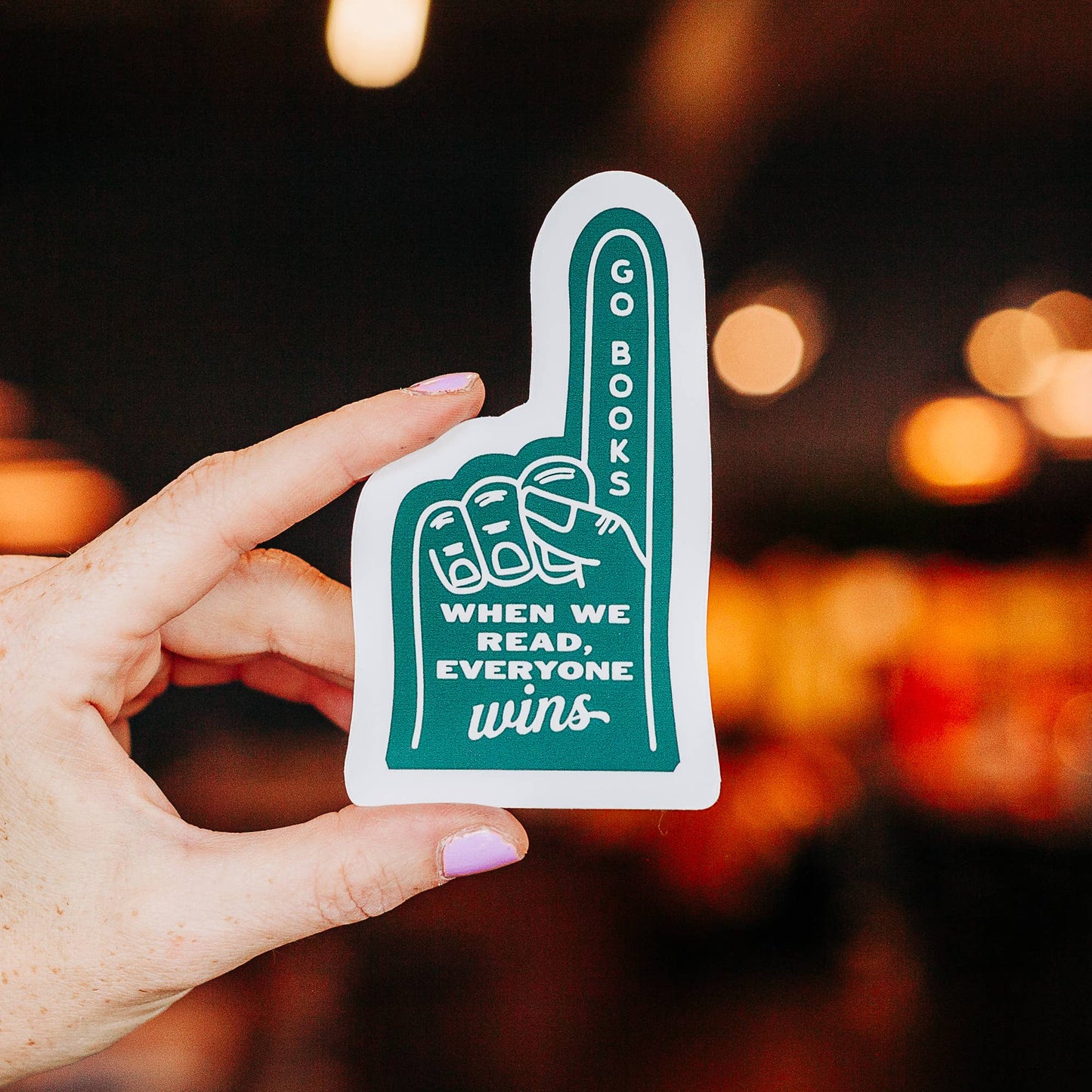Reading Foam Finger - Sticker