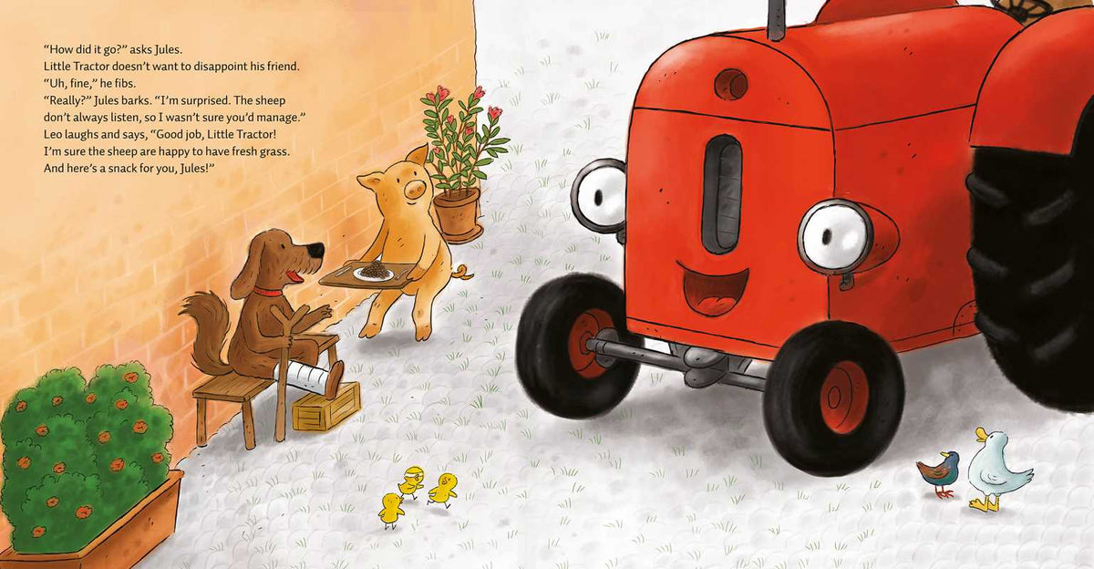 Little Tractor Tells a Fib by Natalie Quintart: Hardcover; 32 pages / English
