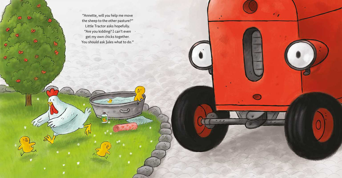 Little Tractor Tells a Fib by Natalie Quintart: Hardcover; 32 pages / English