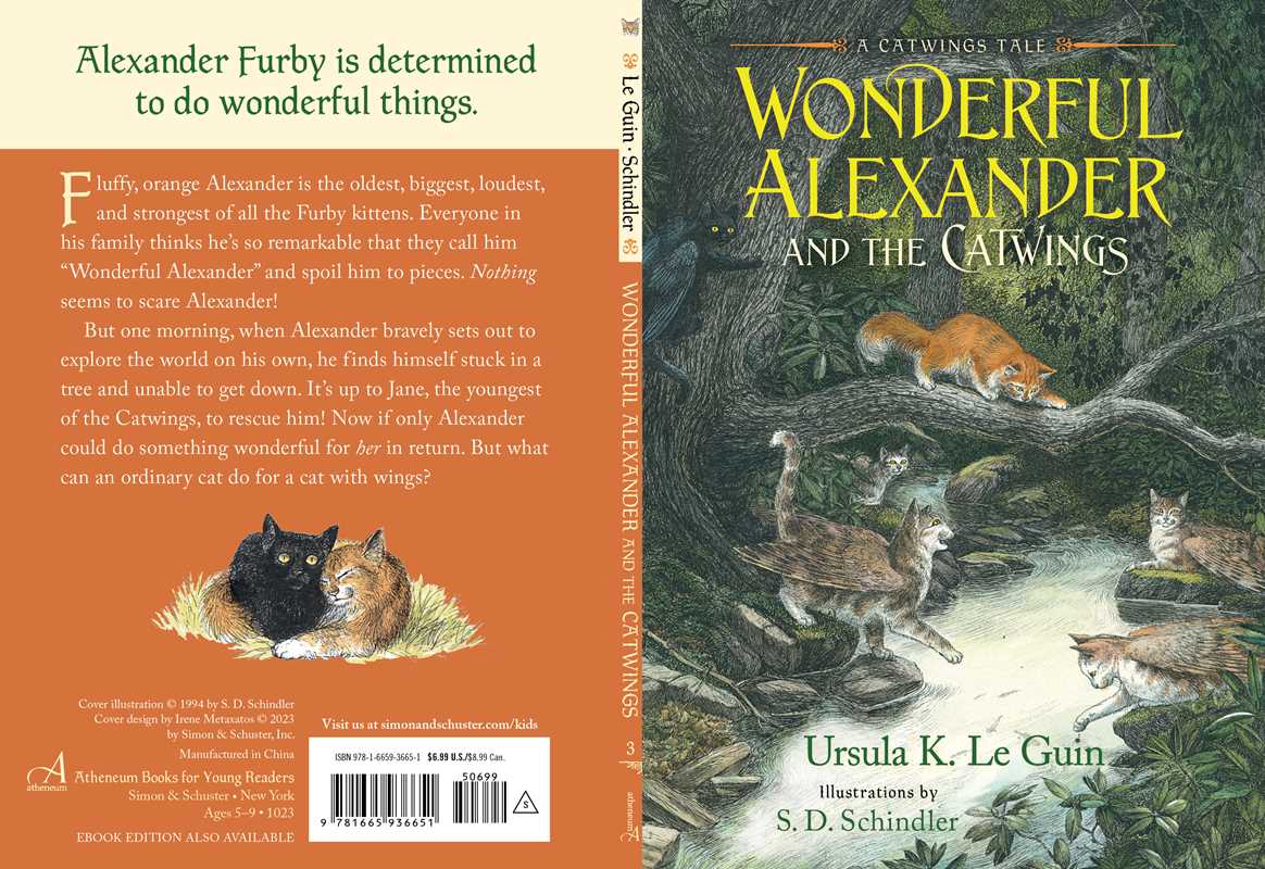Wonderful Alexander and the Catwings by Ursula  K. Le Guin: Paperback; 56 pages / English