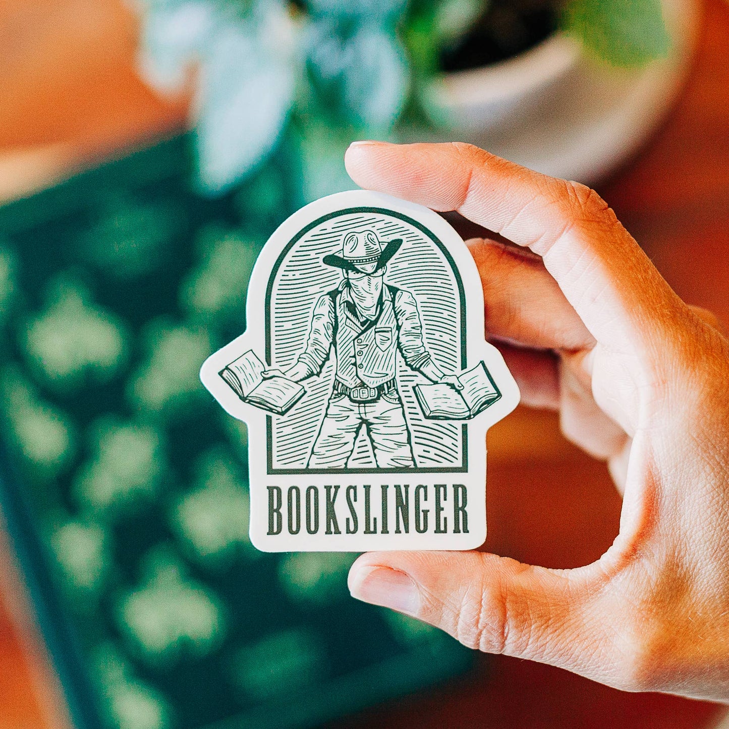 Bookslinger - Sticker