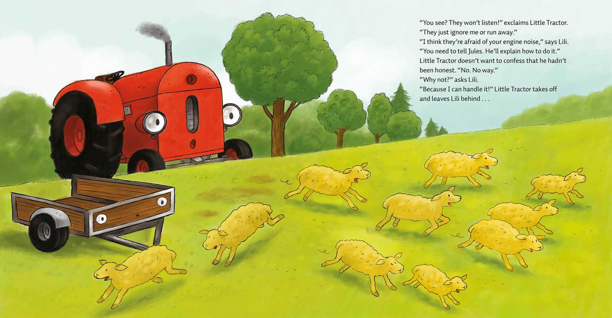 Little Tractor Tells a Fib by Natalie Quintart: Hardcover; 32 pages / English