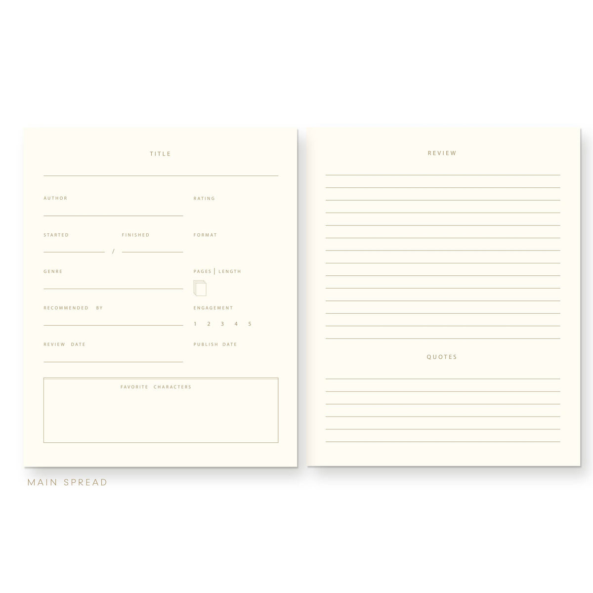 Cool Kids Read Book Log Reading Journal