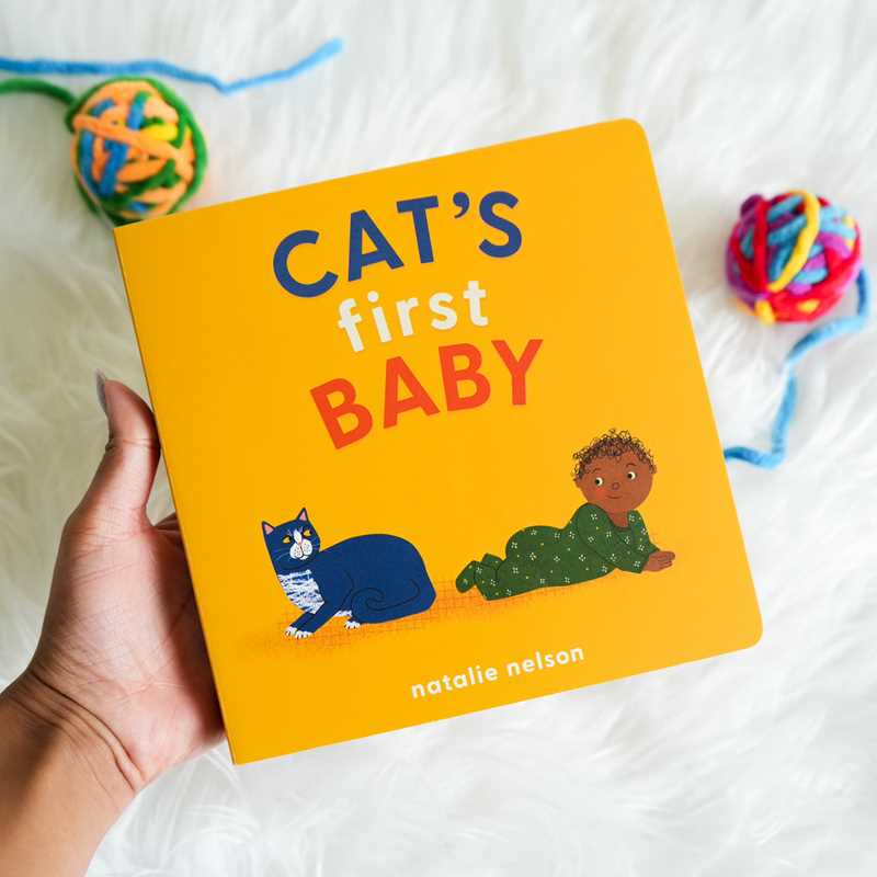 Cat's First Baby by Natalie  Nelson: Board Books; 28 pages / English