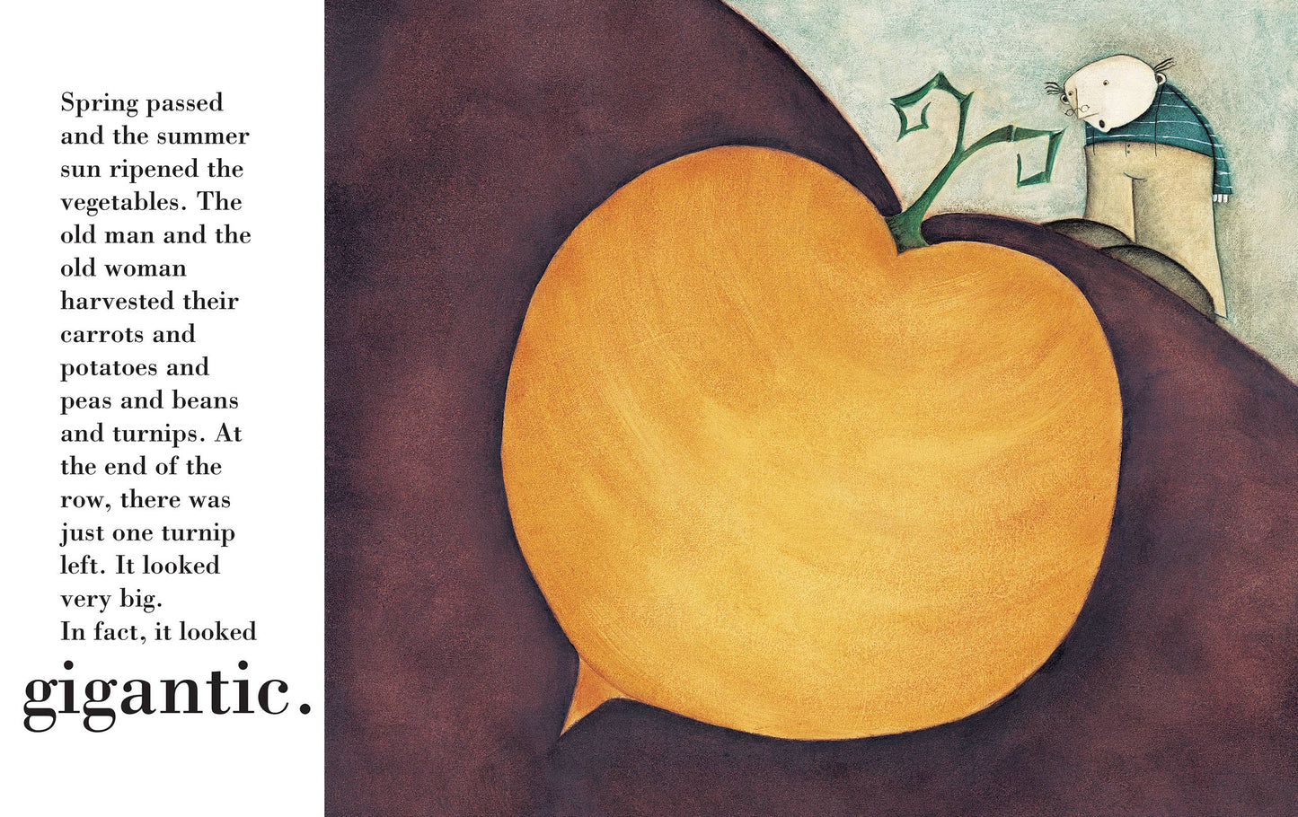 The Gigantic Turnip: Paperback w/ Audio