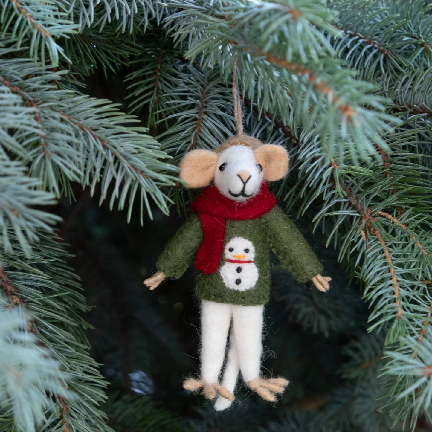 Ornament - Christmas Decor - Mouse Carolers, Assorted