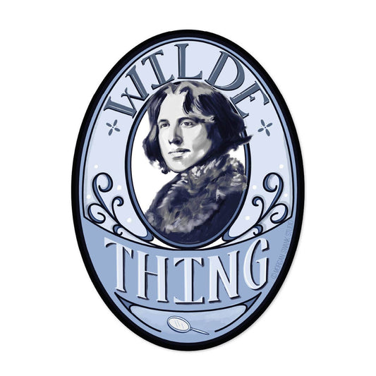 Wilde Book Author Cameo Sticker