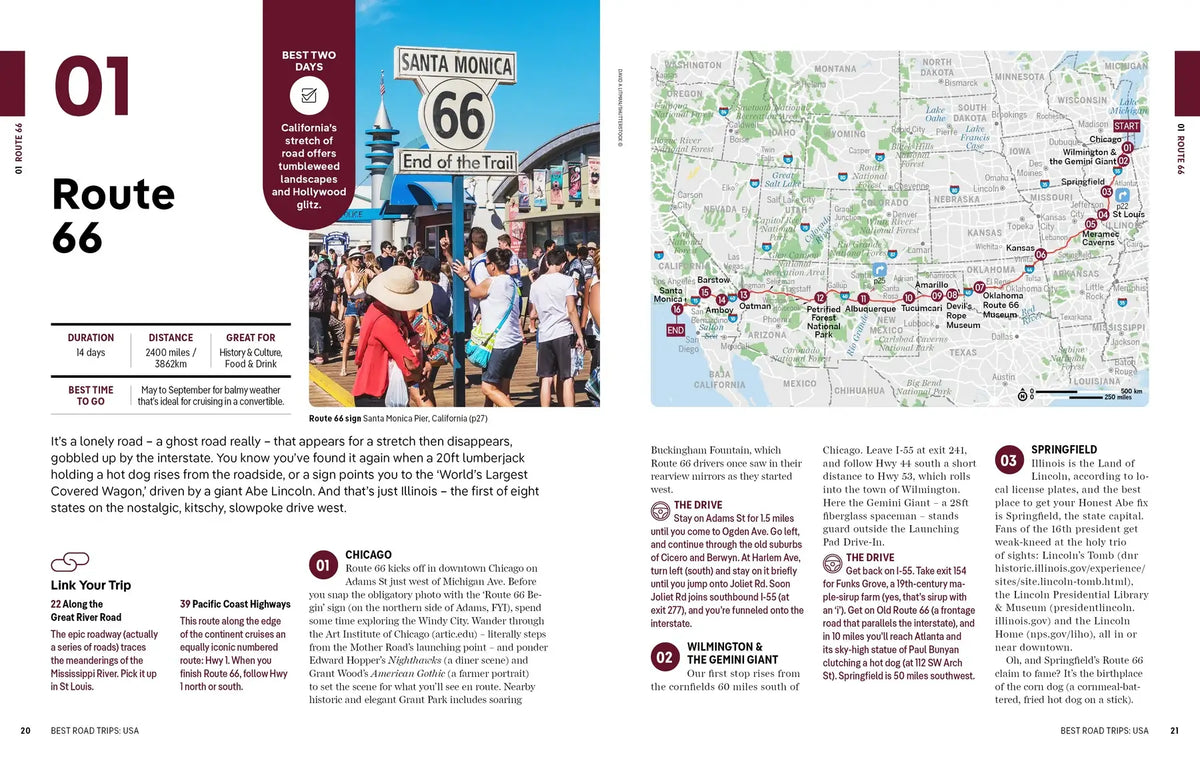 Lonely Planet Best Road Trips USA: Trade Paperback