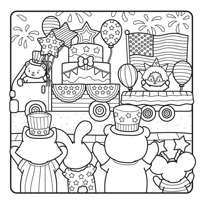 America the Beautiful Coloring Book by: Paperback; 96 pages / English