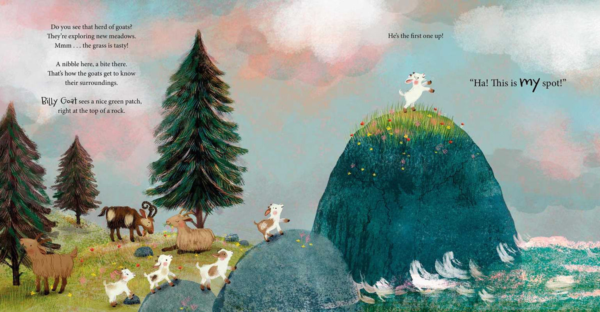 Billy Goat at the Top by Esther van den Berg: Hardcover; 32 pages / English