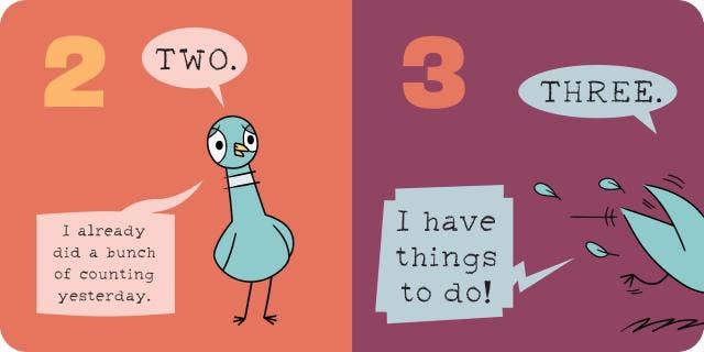 The Pigeon Won’t Count to 10!: Board book