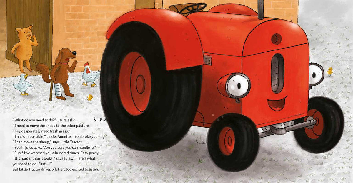 Little Tractor Tells a Fib by Natalie Quintart: Hardcover; 32 pages / English