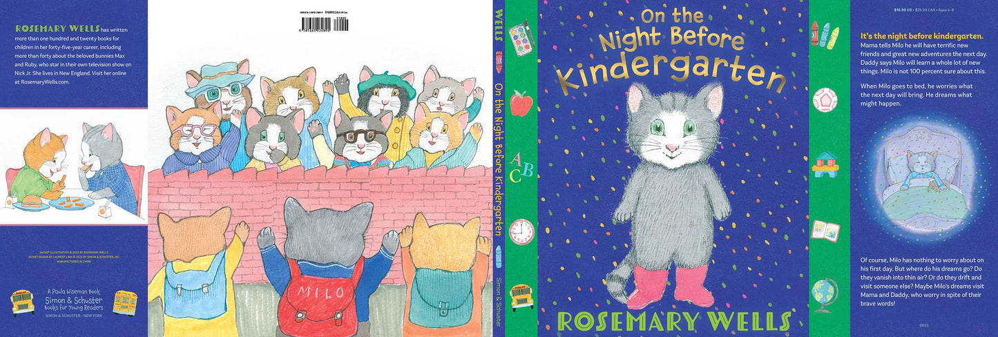 On the Night Before Kindergarten by Rosemary   Wells: Hardcover; 32 pages / English