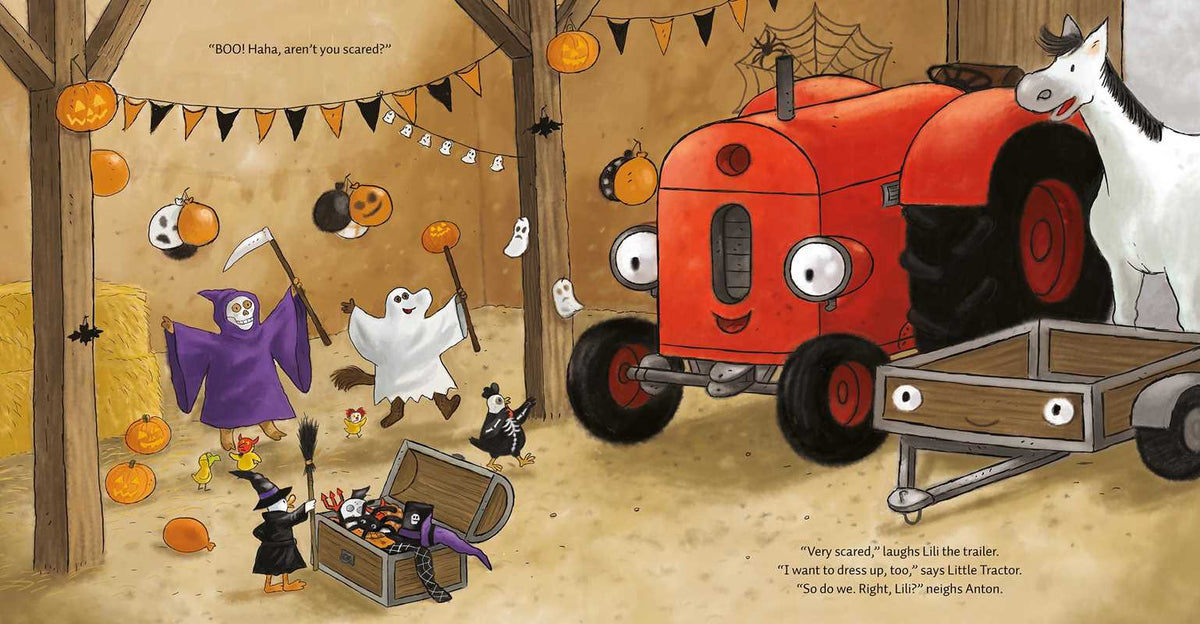 Little Tractor's Halloween by Natalie Quintart: Hardcover; 32 pages / English