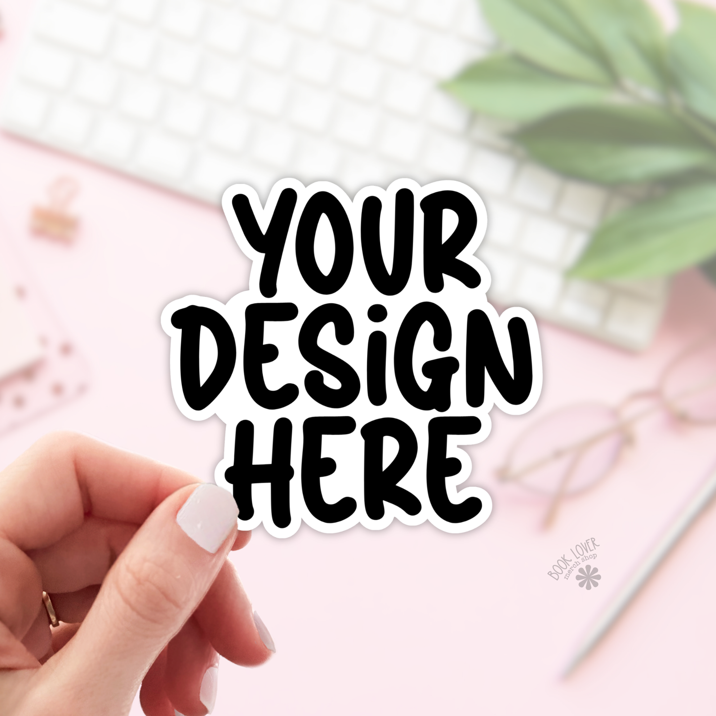 Your Design or Logo Stickers / Bookish Merch for Book Lover: 3''