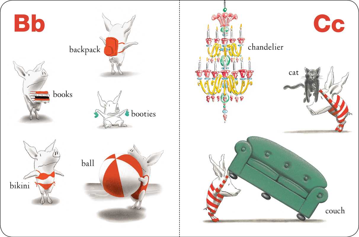 Olivia's ABC by Ian Falconer: Board Books; 30 pages / English