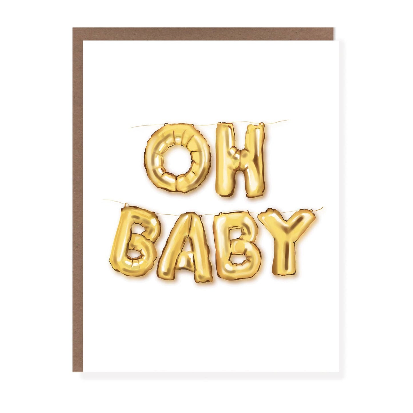 Oh Baby Balloon | New Baby Card