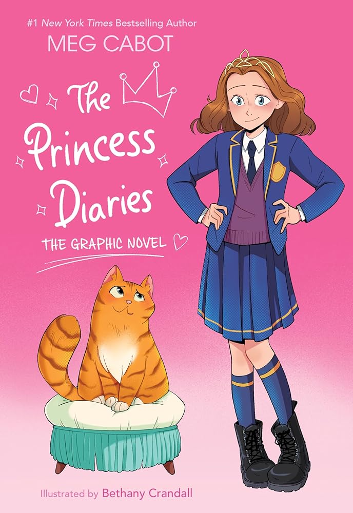 The Princess Diaries: The Graphic Novel: A Full-Color Adaptation of the Classic Middle Grade Novel about a Surprise Princess, For Kids (Ages 8-12) cover image