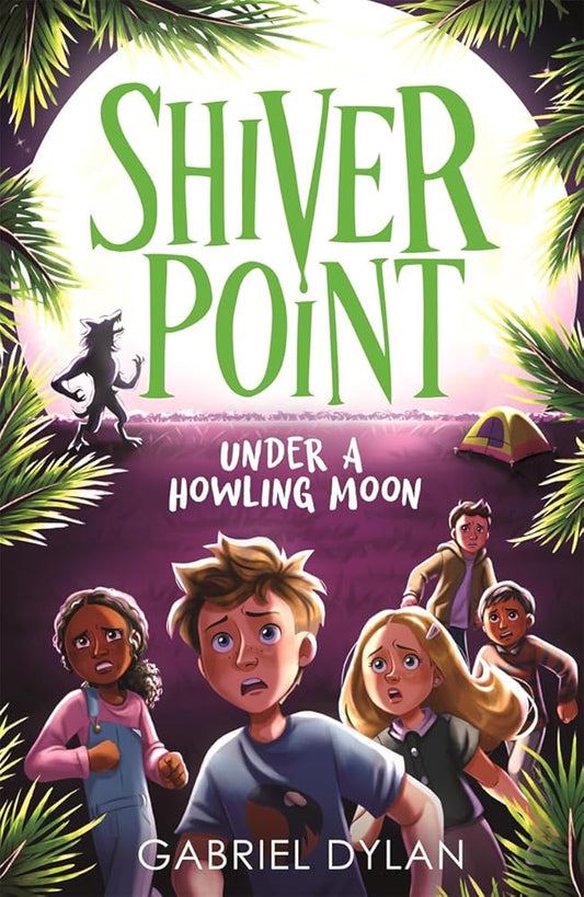 Piccadilly Press Shiver Point Under A Howling Moon. cover image