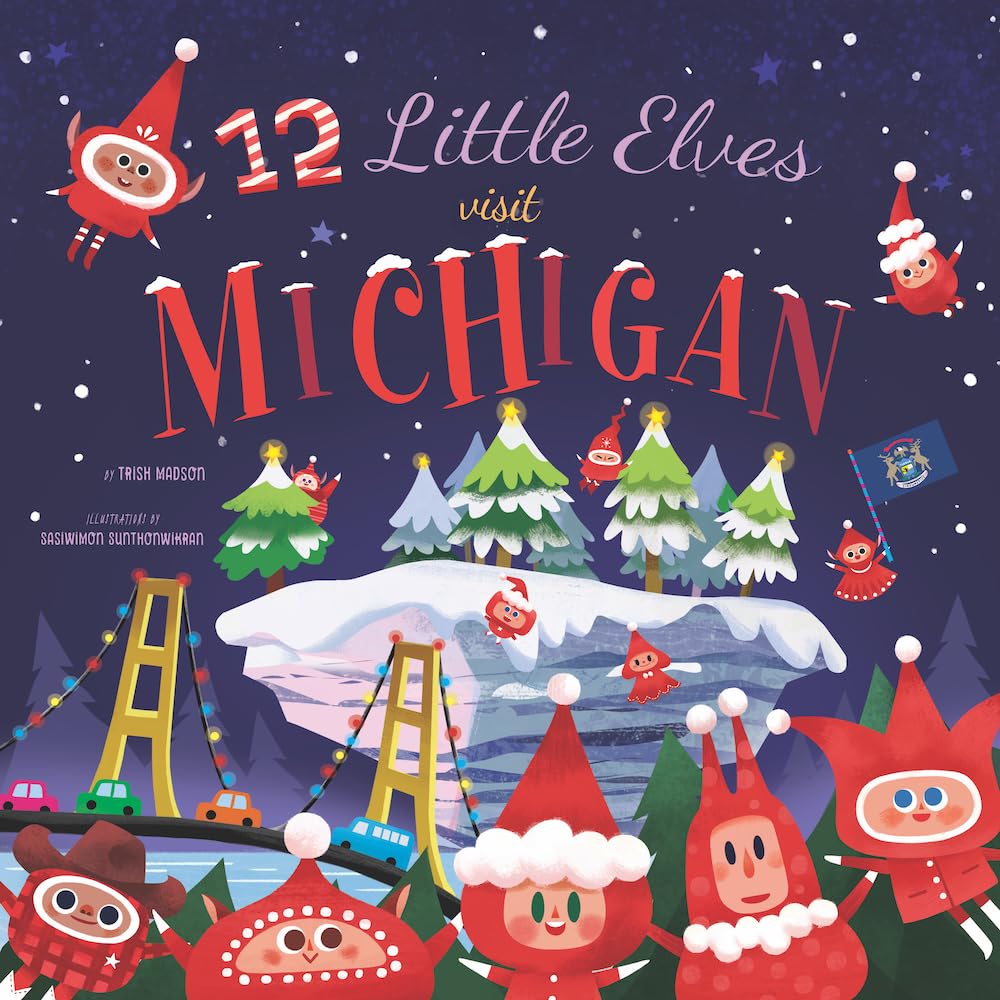 12 Little Elves Visit Michigan cover image