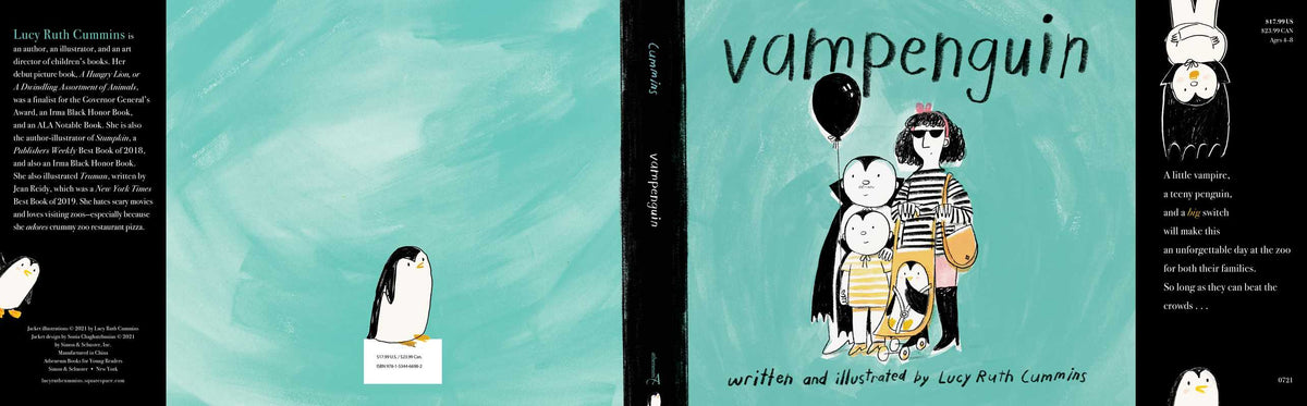 Vampenguin by Lucy Ruth Cummins: Hardcover; 48 pages / English