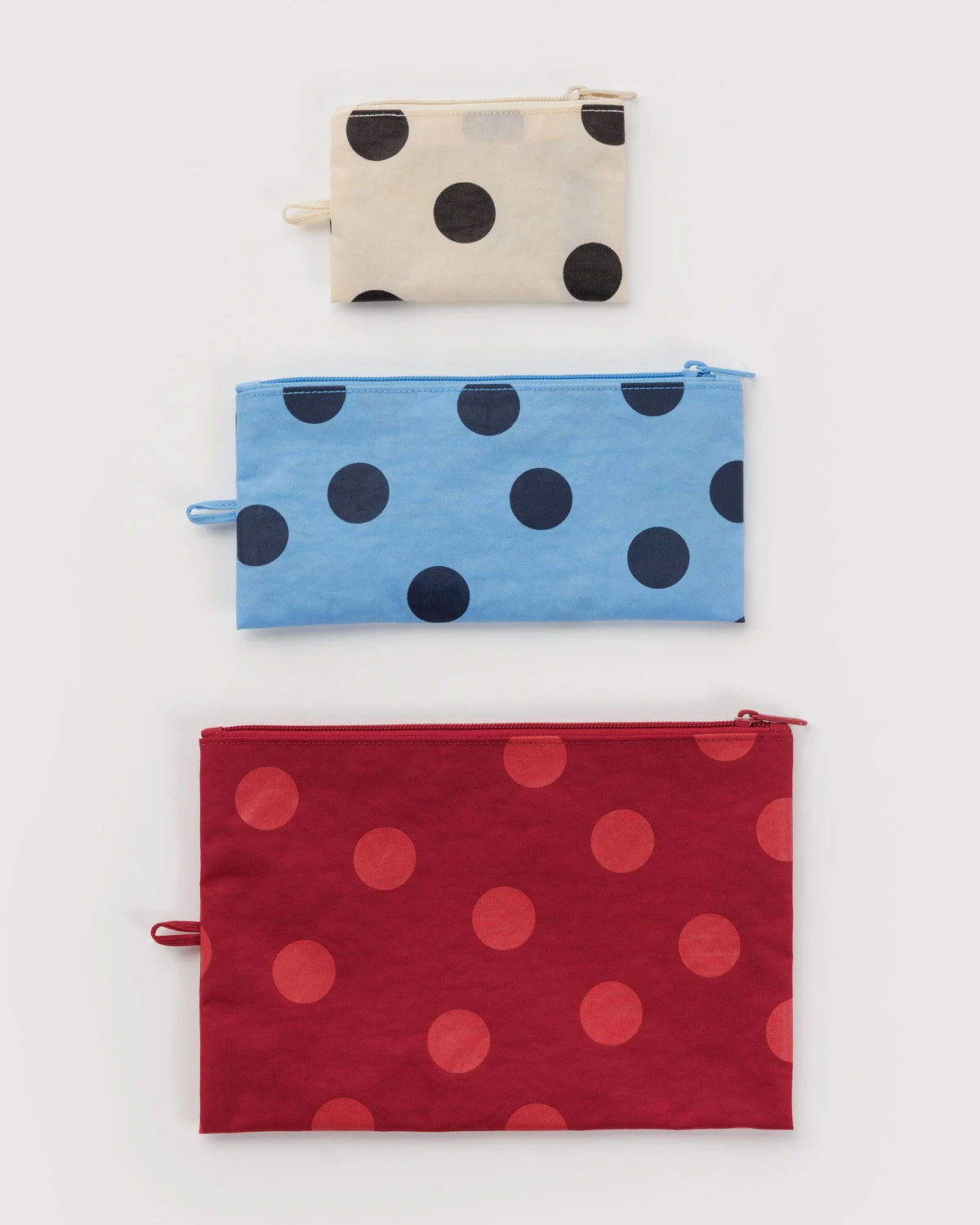 Flat Pouch Set - Polka Dot Mix