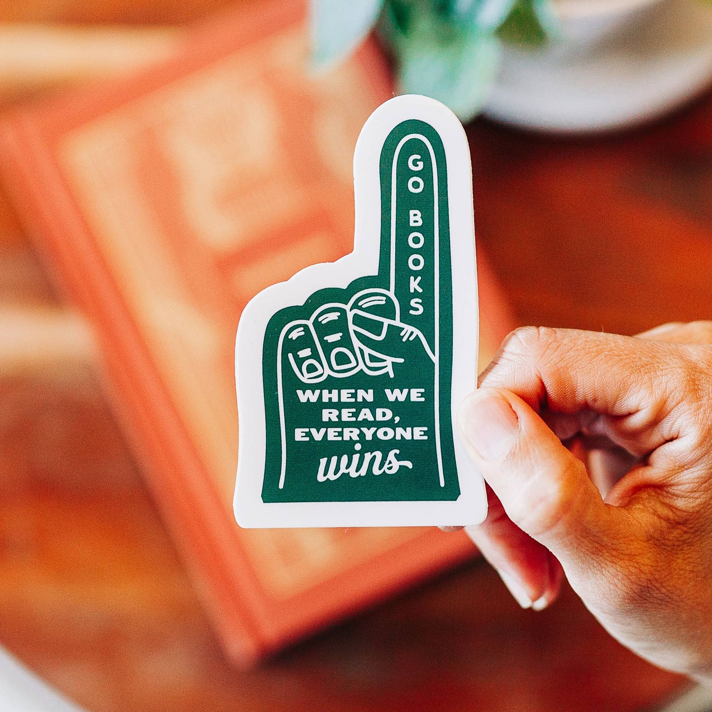 Reading Foam Finger - Sticker
