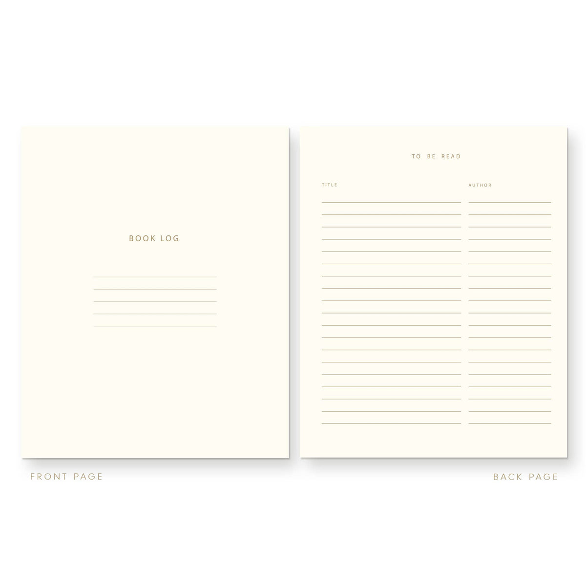Cool Kids Read Book Log Reading Journal
