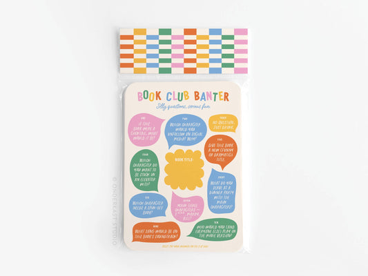 Book Club Banter Book Review Cards