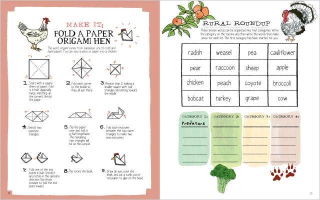 Farm Anatomy Activity Book: Trade Paperback