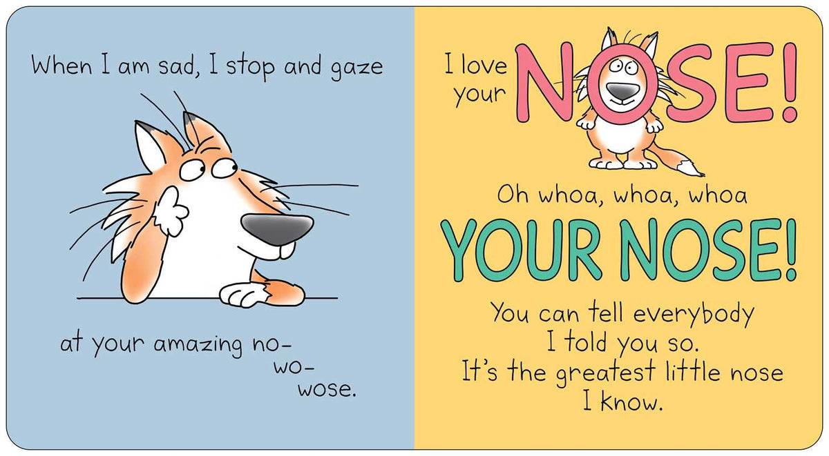 Your Nose! by Sandra Boynton: Board Books; 24 pages / English