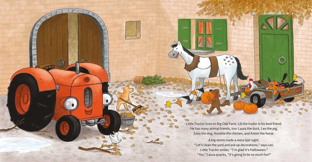 Little Tractor's Halloween by Natalie Quintart: Hardcover; 32 pages / English