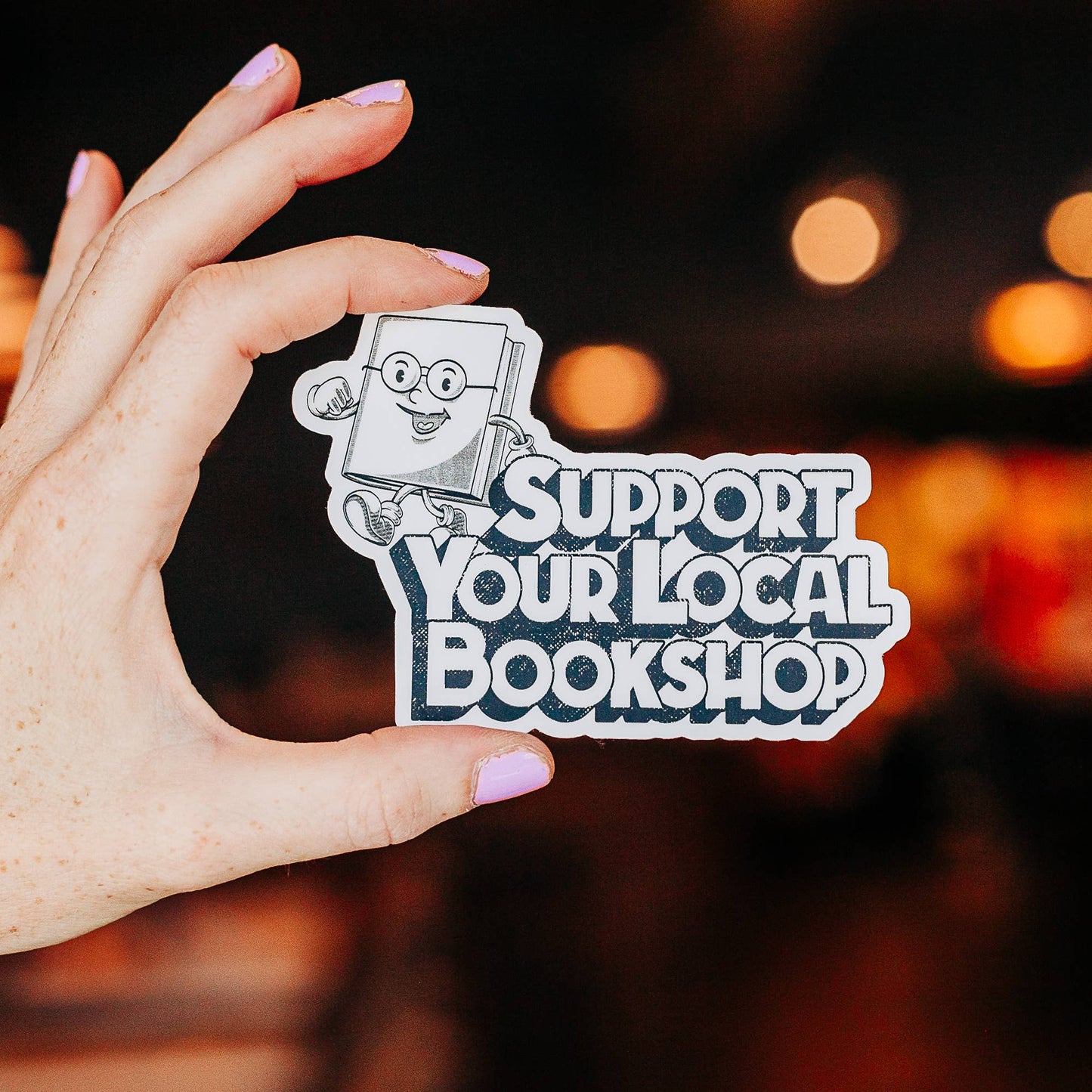 Support Your Local Bookshop - Sticker