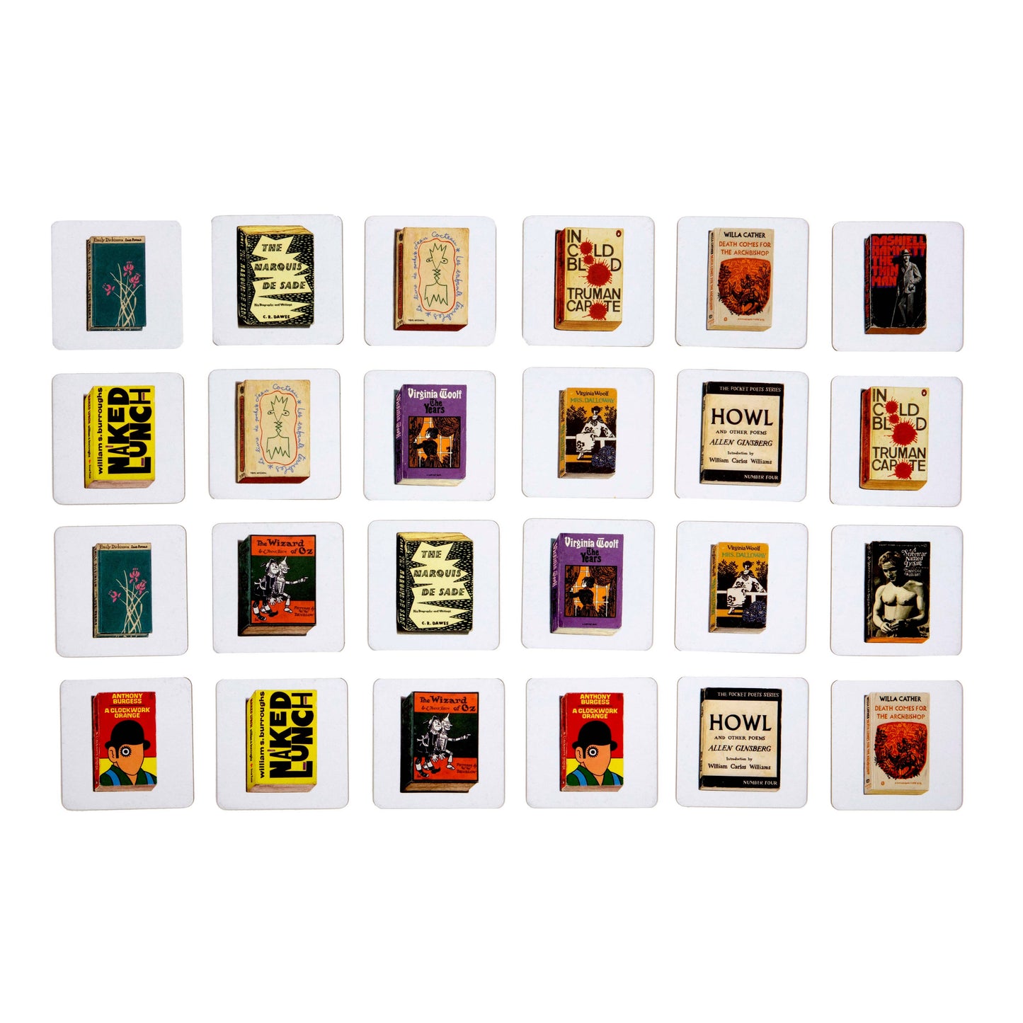 Classic Paperbacks Memory Game