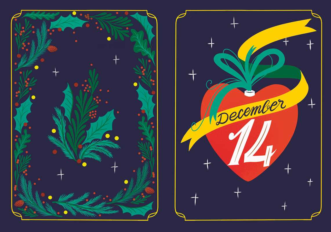 Heart for Christmas: Advent Calendar Book by Sophie Jomain: Paperback; 388 pages / English