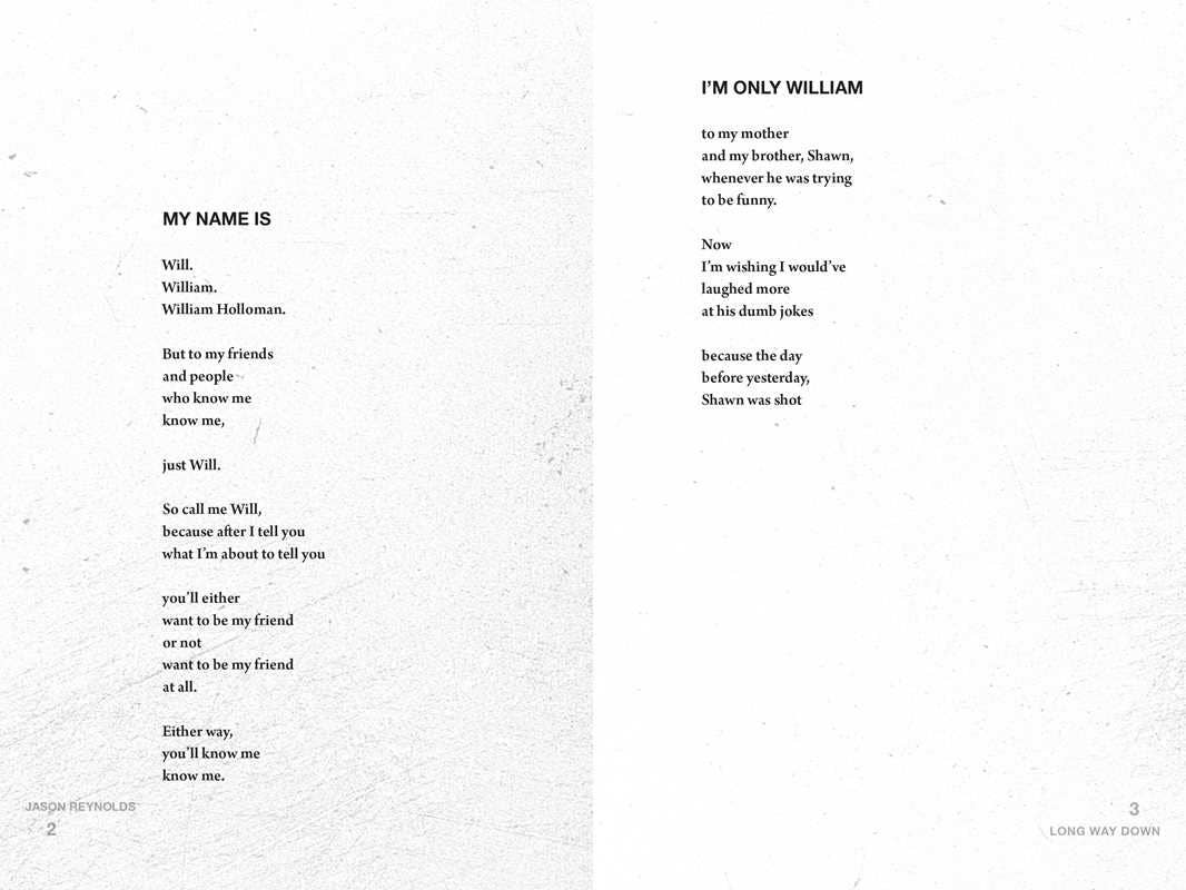 Long Way Down by Jason Reynolds: Paperback; 336 pages / English