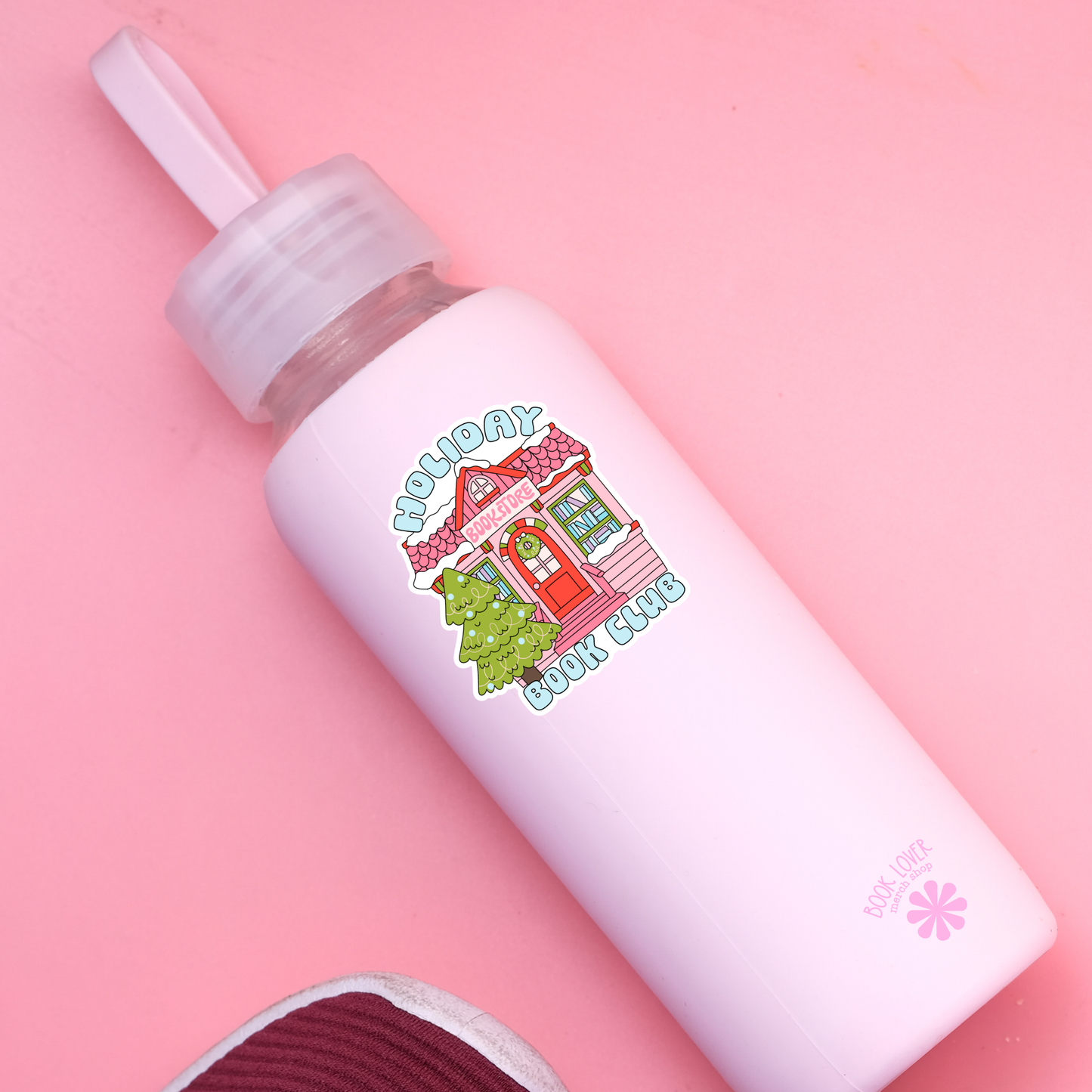 Holiday Bookstore Book Club Stickers / Christmas Bookish: 2''