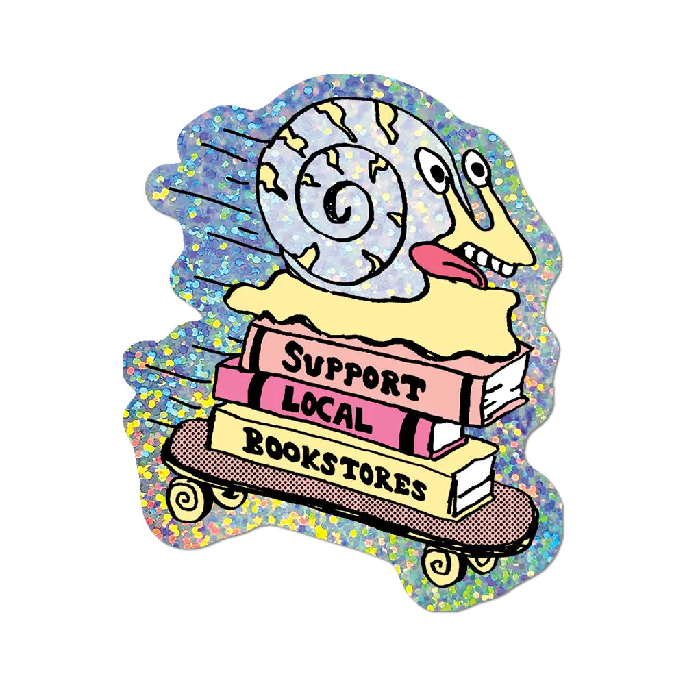 Support Your Local Bookstore by Apply - Die-Cut Sticker