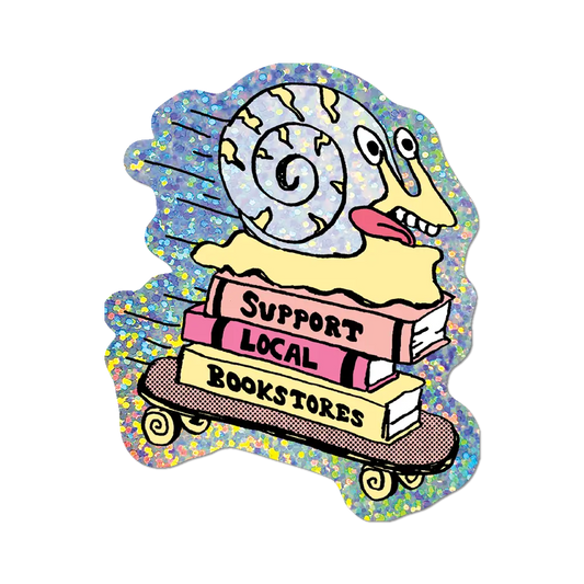Support Your Local Bookstore by Apply - Die-Cut Sticker
