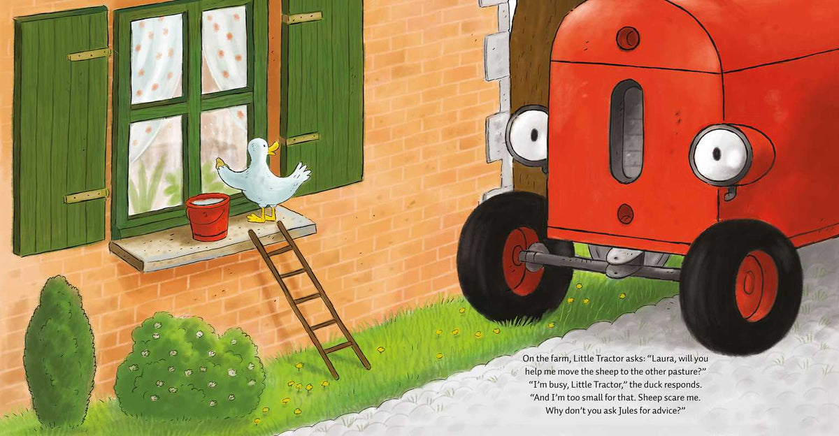 Little Tractor Tells a Fib by Natalie Quintart: Hardcover; 32 pages / English