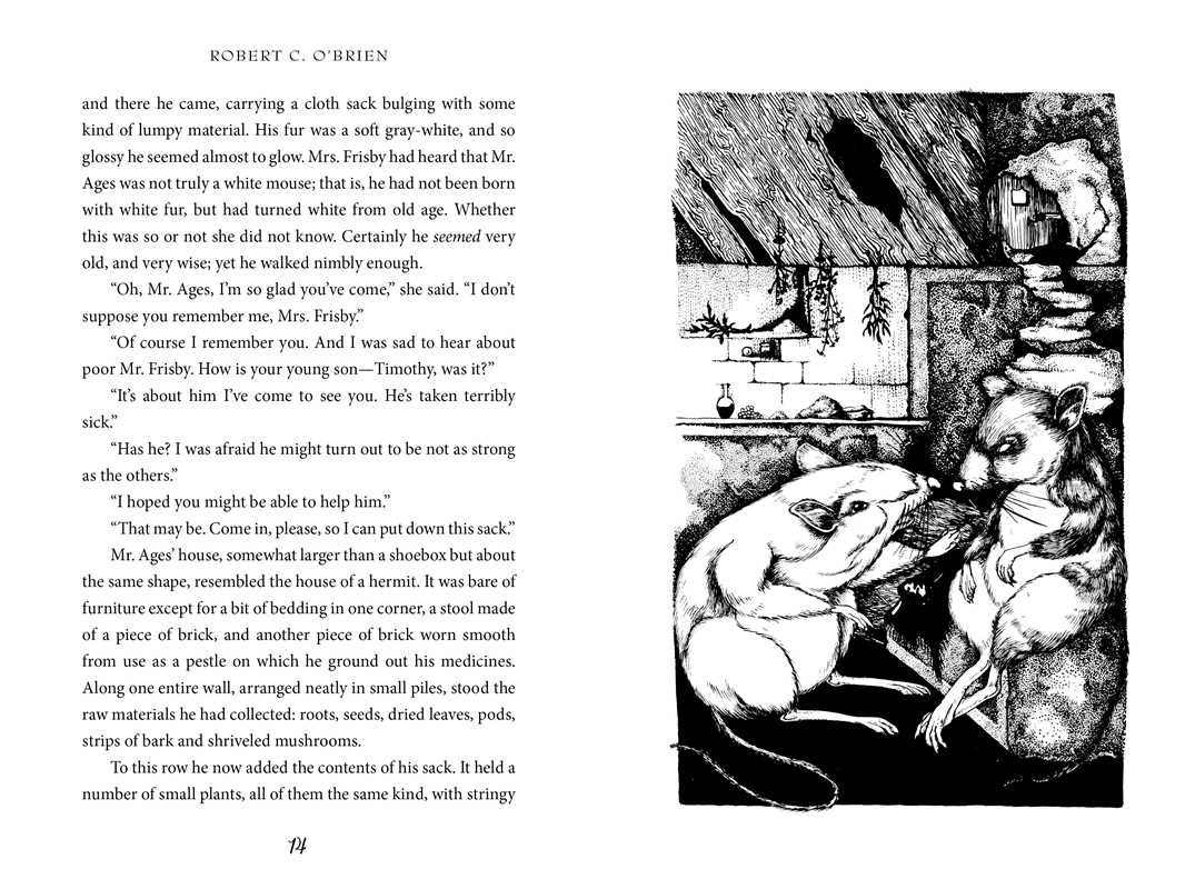 Mrs. Frisby and the Rats of Nimh by Robert C. O'Brien: Paperback; 240 pages / English
