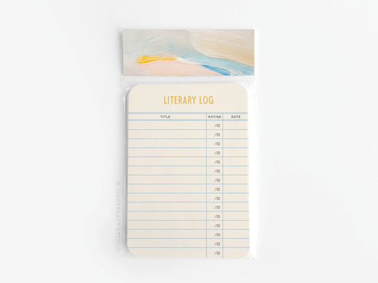 Literary Log Book Review Cards