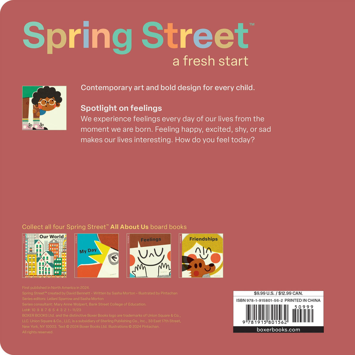 Spring Street All About Us: Feelings: Board Book