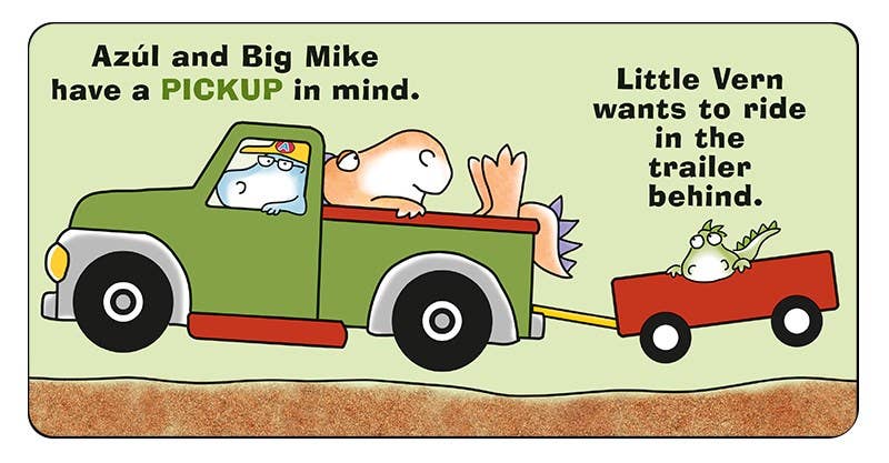Dinosaurs in Trucks Because Hey, Why Not?: Board Book