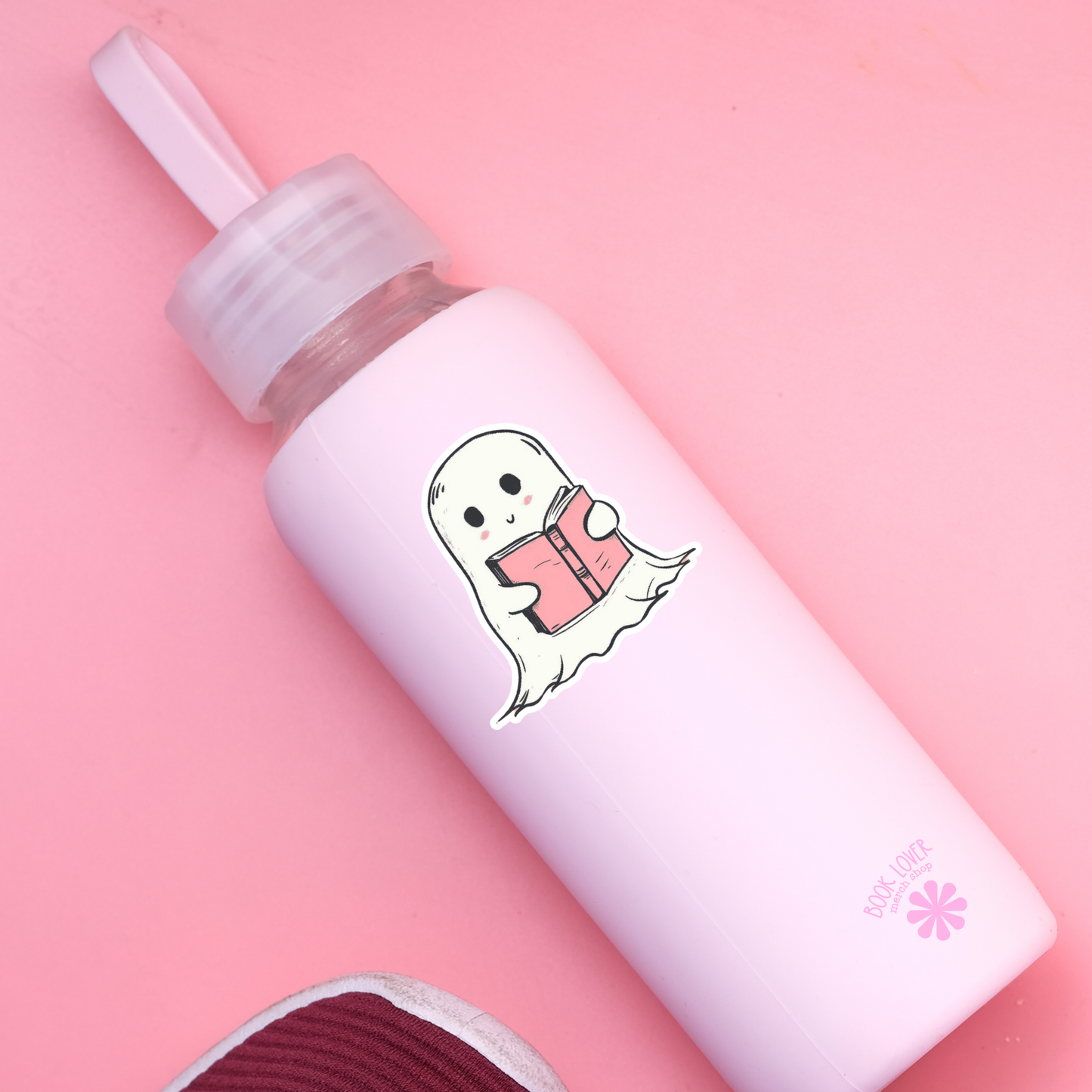 Ghost Reading Book Stickers / Bookish Stickers / Book Lover : Matte Stickers 2''