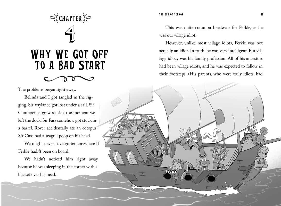 Sea of Terror by Stuart Gibbs: Paperback; 176 pages / English