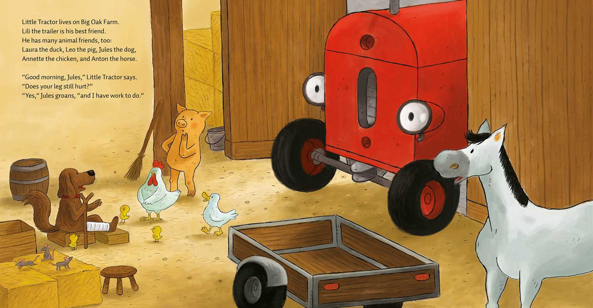 Little Tractor Tells a Fib by Natalie Quintart: Hardcover; 32 pages / English