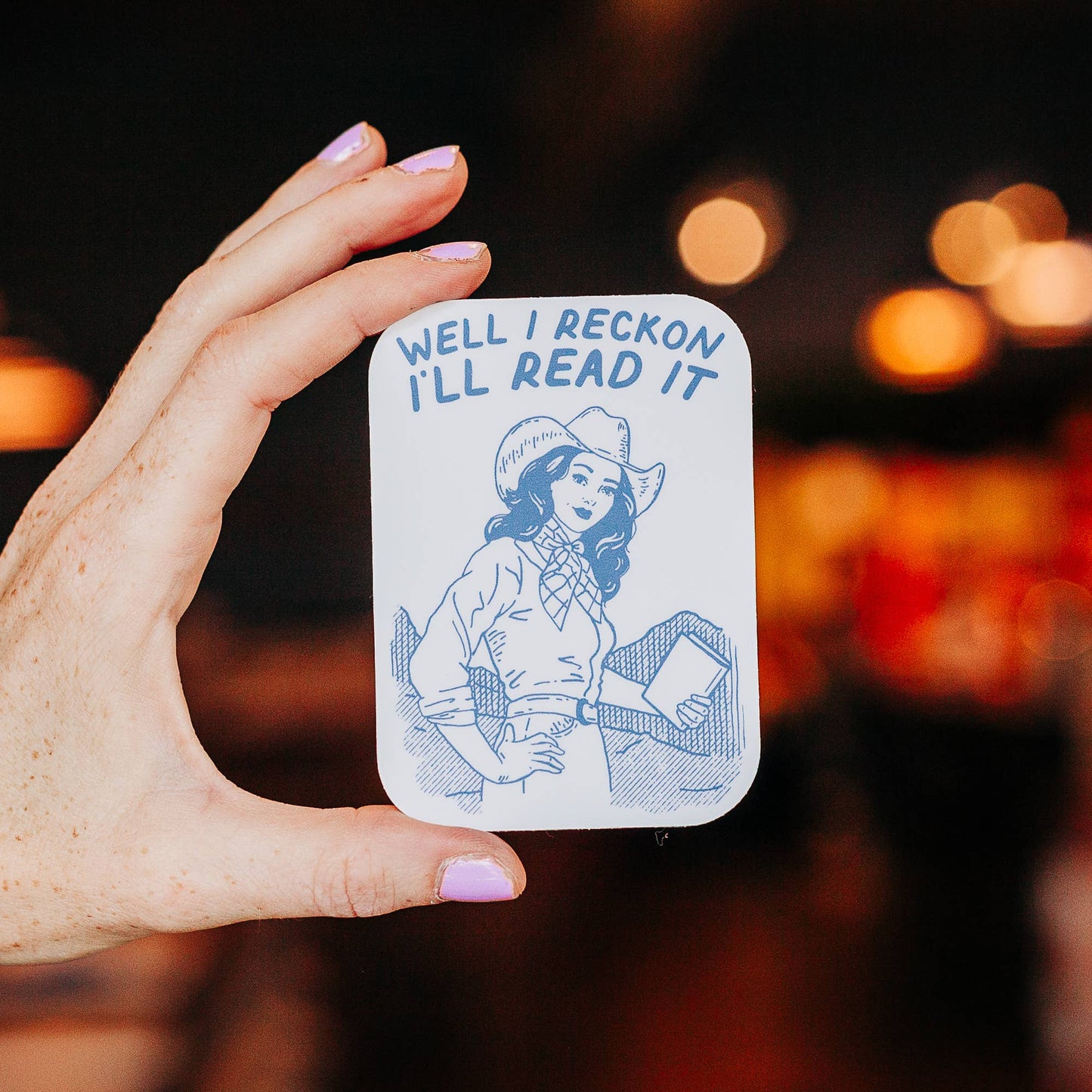 Reckon I'll Read It - Sticker