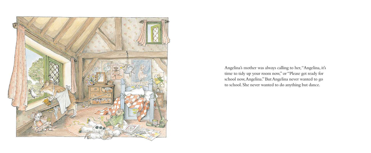Angelina Ballerina by Katharine Holabird: Hardcover; 32 pages / English